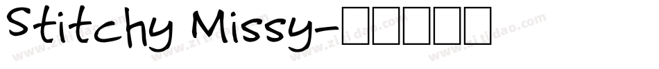 Stitchy Missy字体转换